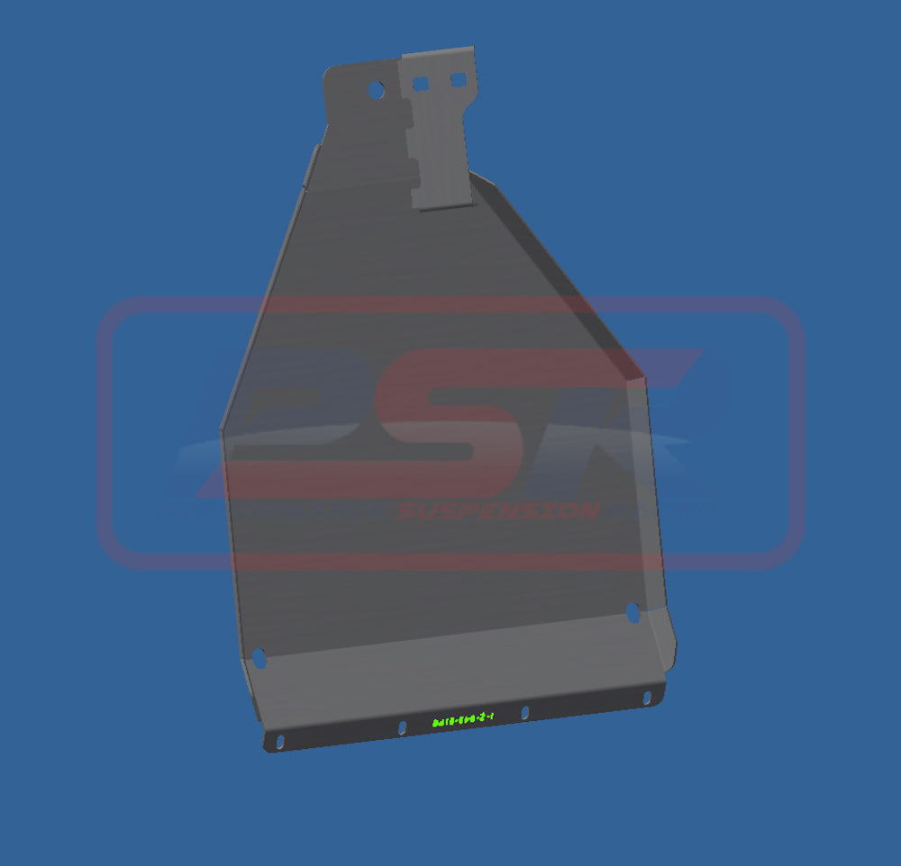 PSR skid plate for guarding the rear of the Nissan Navara and D40 and NP300
