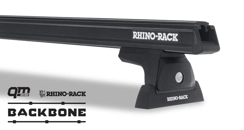 Rhino-Rack Heavy Duty RLT600 2 Bar Rhino-Rack Backbone Roof Rack Black