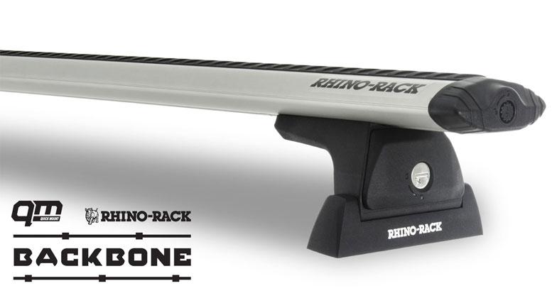 Rhino-Rack Vortex RLT600 Backbone 2 Bar Roof Rack Silver