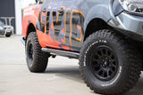 SCF Fatboy Rock Sliders Mounted On Nissan Navara NP300 