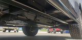 SCF Standard Rock Sliders For Nissan Patrol Y62 - V8 Wagon  Underbody View
