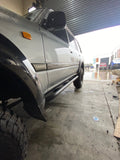 SCF Fatboy Rock Sliders Mounted On Toyota LandCruiser 80 Series