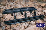 View of both SCF Rocksliders for Mercedes X-Class 220 and X-Class 250 Dual Cab 