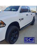 SCF MEGABOY ROCK SLIDERS FOR DODGE RAM 1500 CLOSE UP VIEW