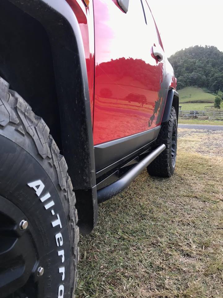 SCF Standard Rock Sliders For Toyota FJ Cruiser – Off Road Tents AU