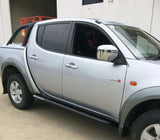 SCF Standard Rock Sliders Mounted On Mitsubishi Triton ML-MN