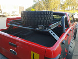 SCF Tub Rack Bolt On Side Rail Kit Mounted on a Ford UTE