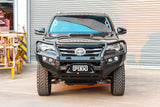Piak ELITE Loop Bullbar For Toyota Fortuner 2015+ with black underbody front plate