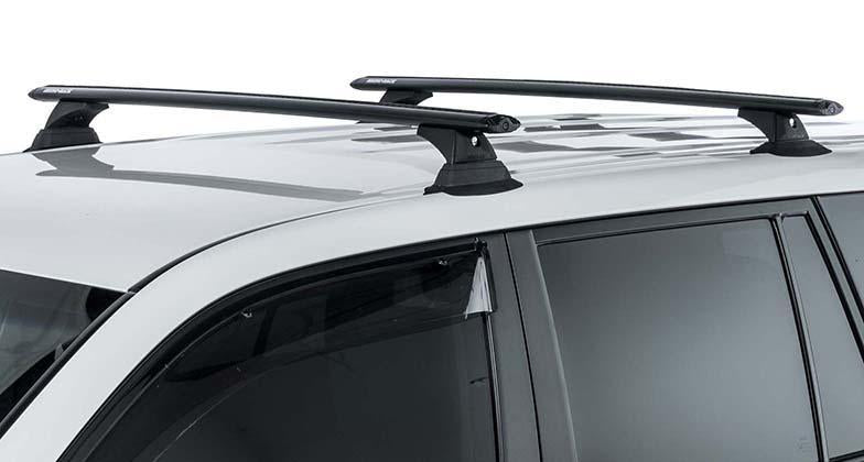 Vortex RCH 3 Bar Roof Rack by Rhino Rack Black for Nissan Armada 2017 to 2019 and INFINITI QX80 2014 to 2019