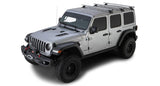 Vortex RCL Silver 3 Bar Rhino-Rack Backbone Roof Rack Jeep Wrangler JL 2019