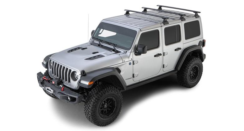 Rhino-Rack Vortex RLT600 3 Bar Backbone Roof Rack For JEEP Wrangler JL 2019 JB0899 & JB0901