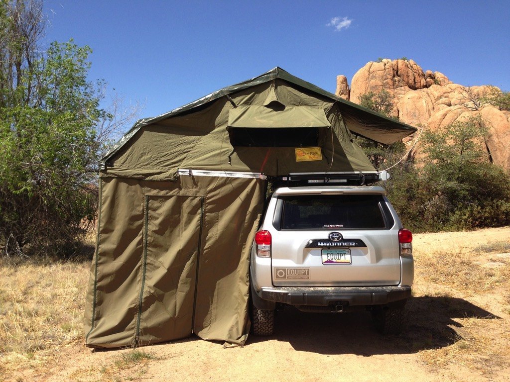 Eezi-Awn XKLUSIV Roof Top Tent Open View