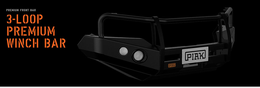 Piak 3 Loop Premium Winch Bar For Toyota Landcruiser 70 Series