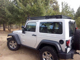 Slimline II Extreme Roof Rack Kit For Jeep Wrangler JK 2 Door (2007-Current) - by Front Runner Outfitters