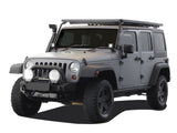 Profile view Slimline II Roof Rack For Jeep Wrangler JKU 4 Door (2007-2018) - by Front Runner Outfitters