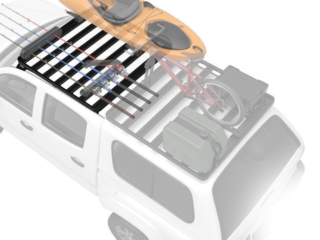 Slimline II Roof Rack Kit For Land Rover DEFENDER Pick-Up Truck - by Front Runner Outfitters
