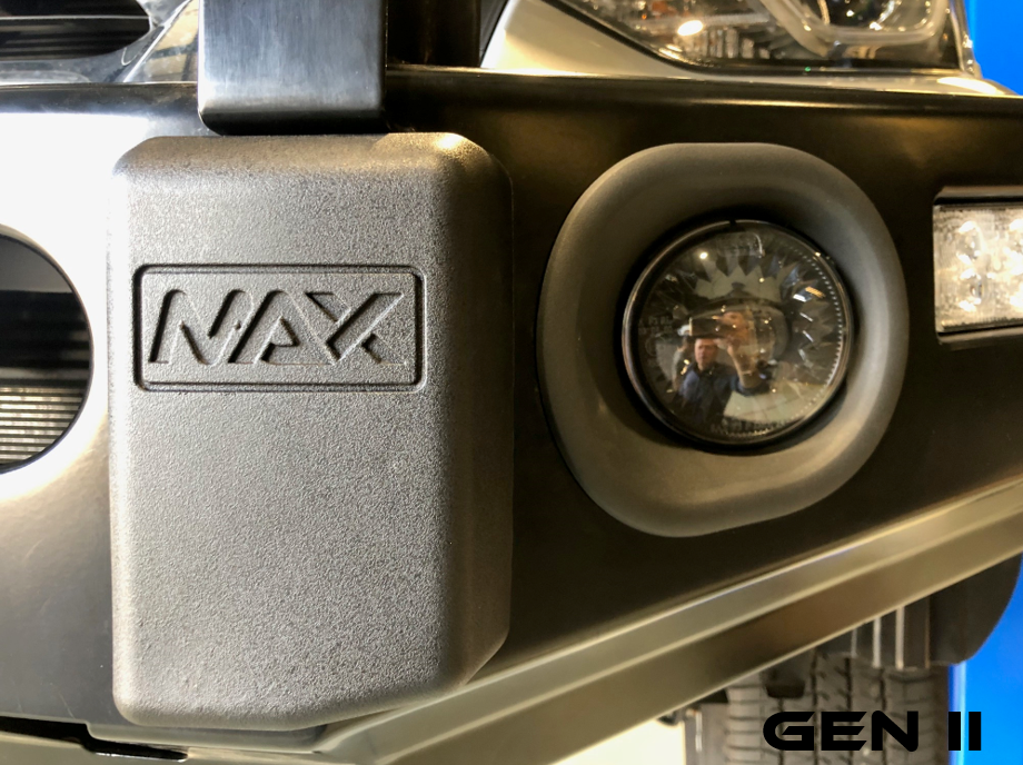 Close Up View Of The MAX 4X4 Gen II Bull Bar For ISUZU MU-X 03/2017 ON