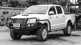 Piak Elite 3 Loop Hilux Bullbar 2011-2015 Installed On A White Hilux