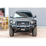 Front View Of The Piak Elite Ford Ranger Bull Bar Px2 & PX3