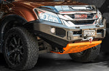 Isuzu MUX Piak Elite Bullbar With An Orange Underplate