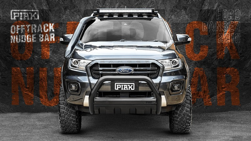 Front View Of The Piak OFFTRACK Ford Ranger Nudge Bar PX2