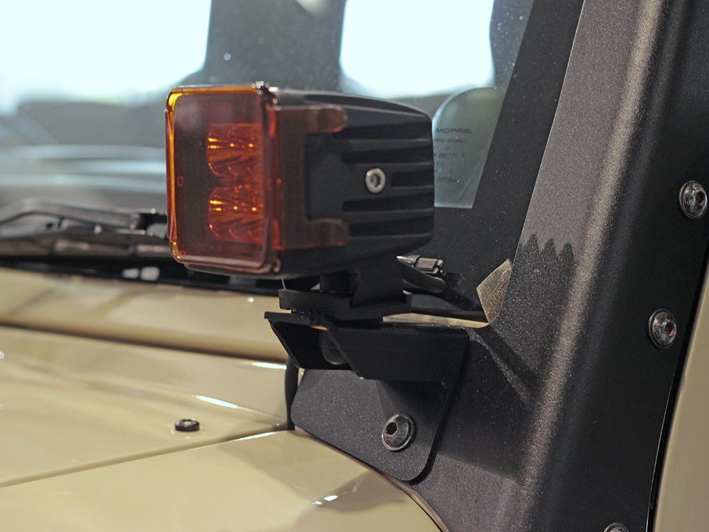 Front Runner Windshield Spot Light Brackets For Jeep WRANGLER JK/JKU